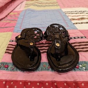 Tory Burch Miller Leather Thong Sandals